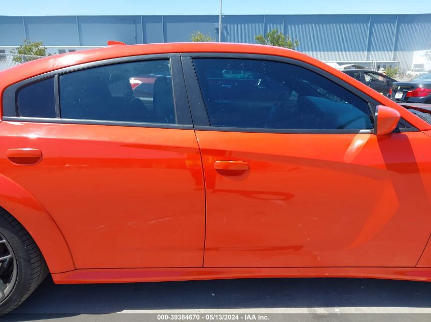 2021 Dodge Charger Scat Pack Widebody Rwd VIN: 2C3CDXGJ6MH583351 Lot: 39384670