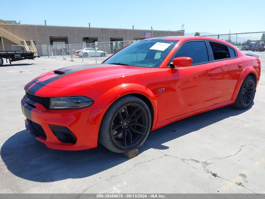 2021 Dodge Charger Scat Pack Widebody Rwd VIN: 2C3CDXGJ6MH583351 Lot: 39384670