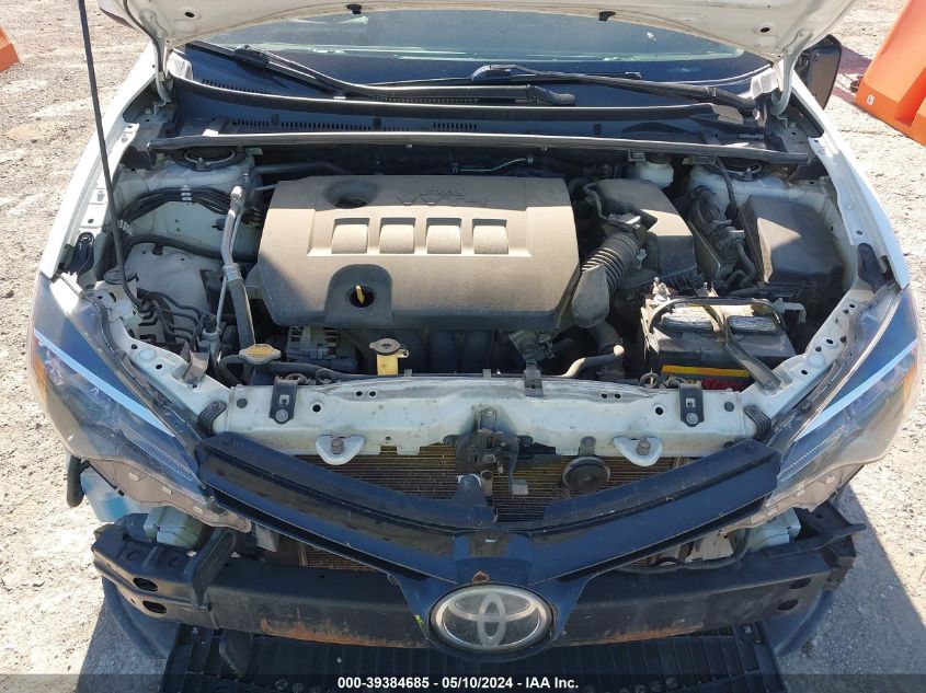 2017 Toyota Corolla Le VIN: 5YFBURHE0HP672708 Lot: 39384685