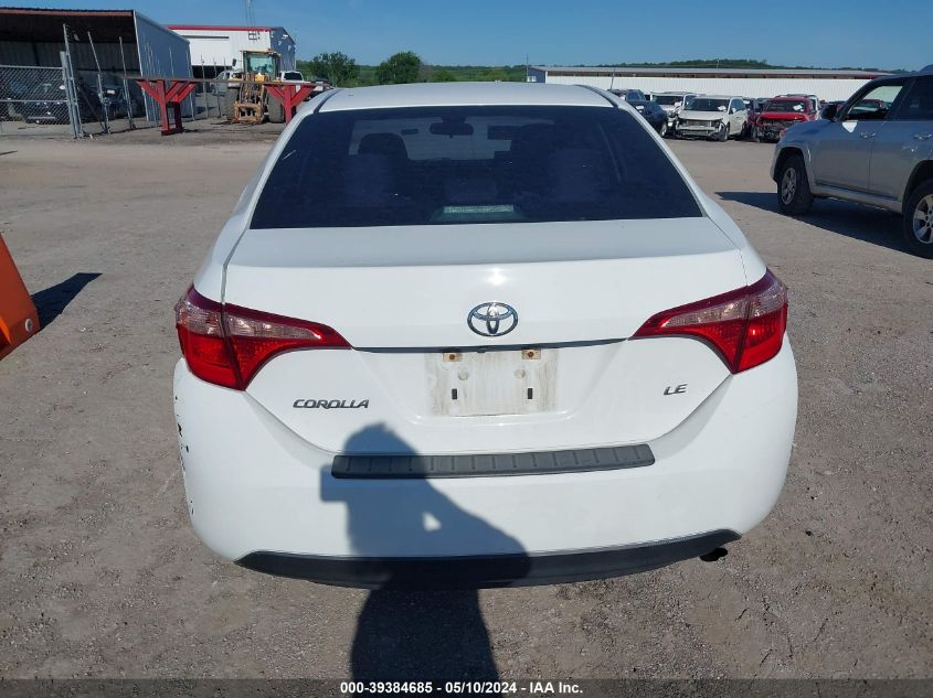 2017 Toyota Corolla Le VIN: 5YFBURHE0HP672708 Lot: 39384685
