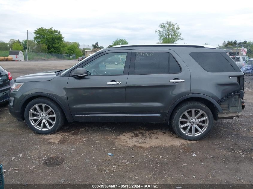 2016 Ford Explorer Limited VIN: 1FM5K8F89GGC14302 Lot: 39384687