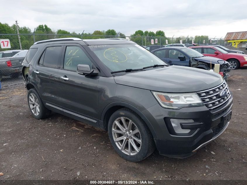 2016 Ford Explorer Limited VIN: 1FM5K8F89GGC14302 Lot: 39384687