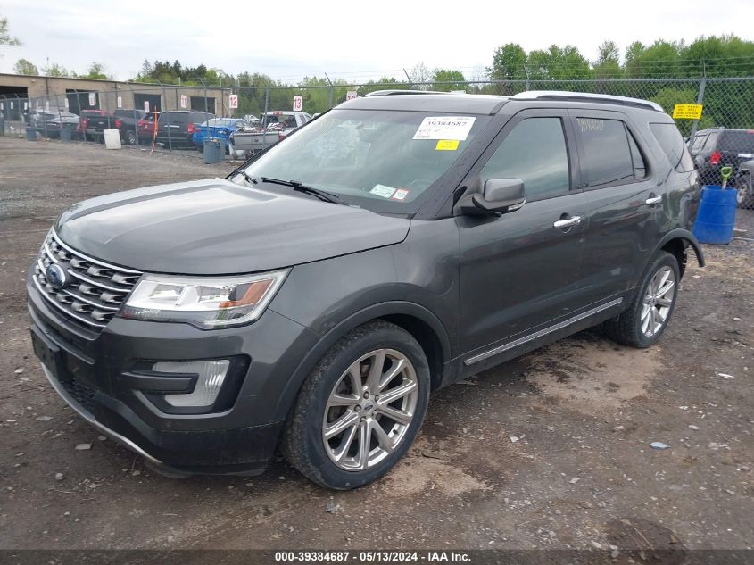 2016 Ford Explorer Limited VIN: 1FM5K8F89GGC14302 Lot: 39384687