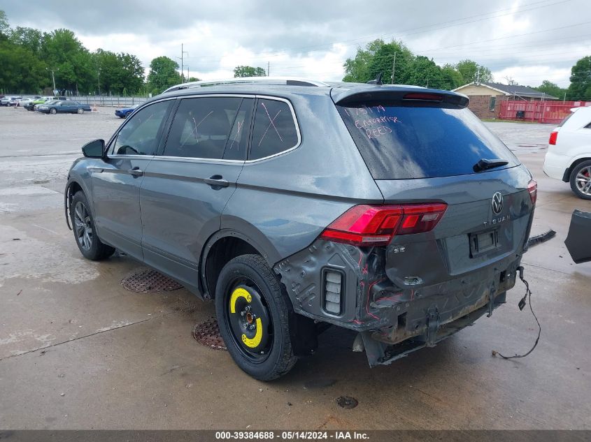 2022 VOLKSWAGEN TIGUAN 2.0T SE - 3VV3B7AX6NM138160