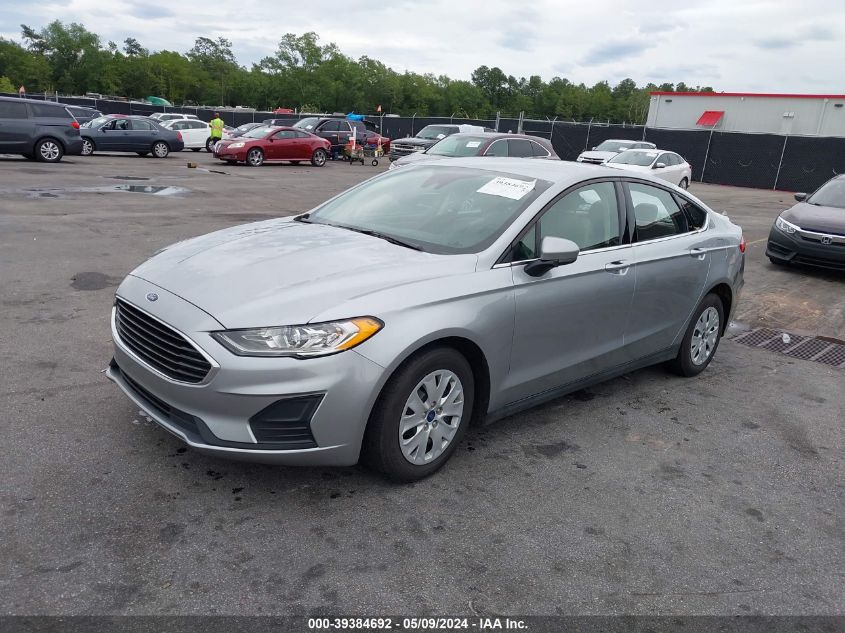 2020 Ford Fusion S VIN: 3FA6P0G74LR232636 Lot: 39384692