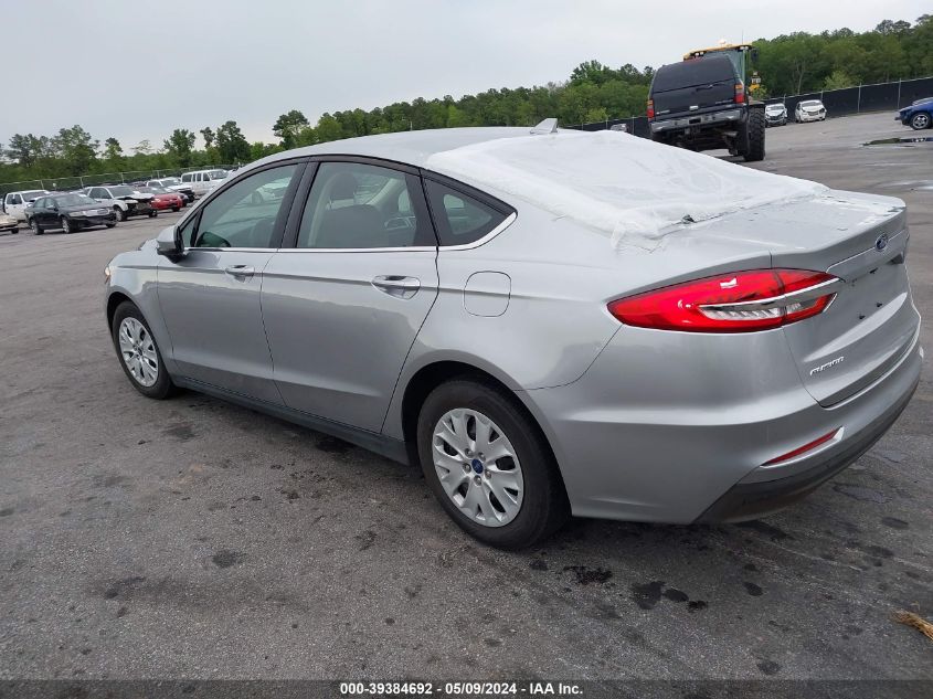 2020 Ford Fusion S VIN: 3FA6P0G74LR232636 Lot: 39384692