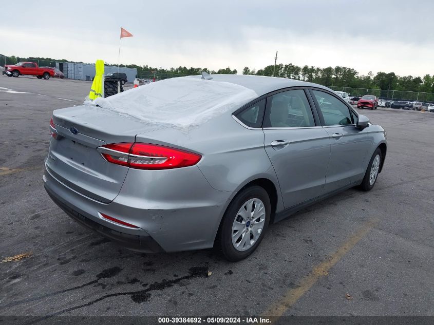 2020 Ford Fusion S VIN: 3FA6P0G74LR232636 Lot: 39384692