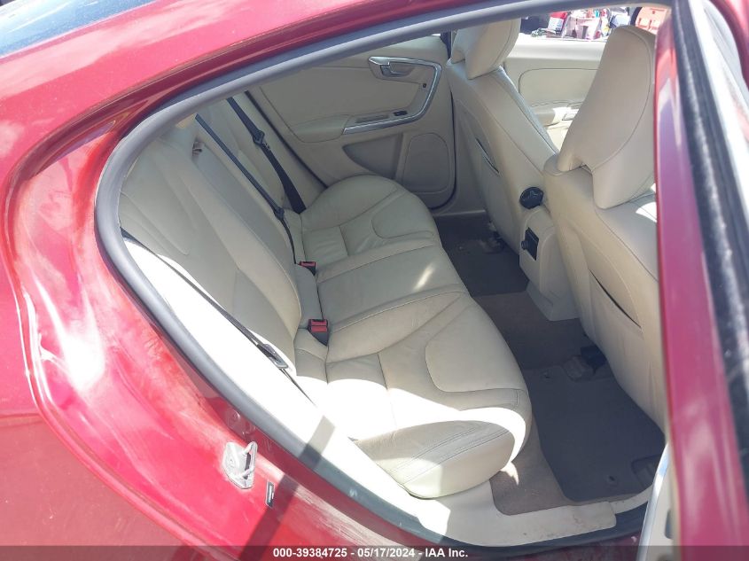 2014 Volvo S60 T5/T5 Platinum/T5 Premier/T5 Premier Plus VIN: YV1612FH1E2293283 Lot: 39384725