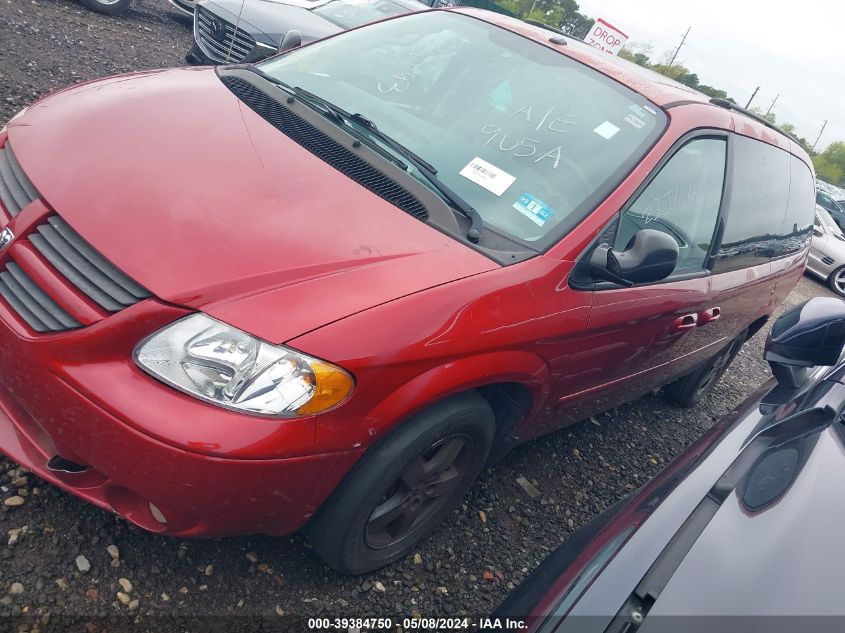 2007 Dodge Grand Caravan Sxt VIN: 2D4GP44L17R180372 Lot: 39384750