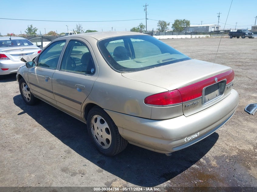 2000 Mercury Mystique Gs VIN: 1MEFM6534YK610017 Lot: 39384756