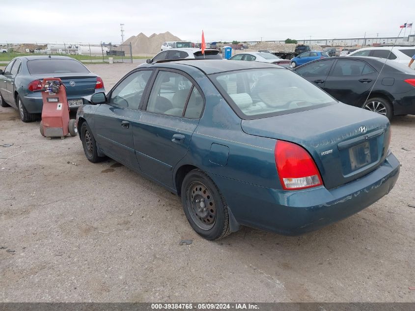 2002 Hyundai Elantra Gls VIN: KMHDN45D62U303541 Lot: 39384765