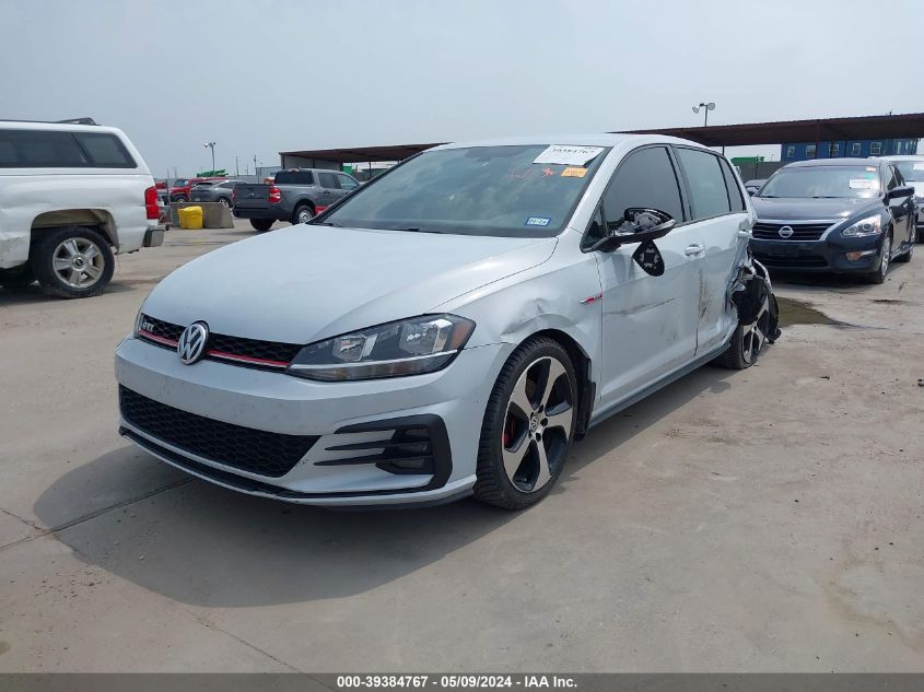 2018 Volkswagen Golf Gti 2.0T Autobahn/2.0T Se/S VIN: 3VW447AUXJM296169 Lot: 39384767