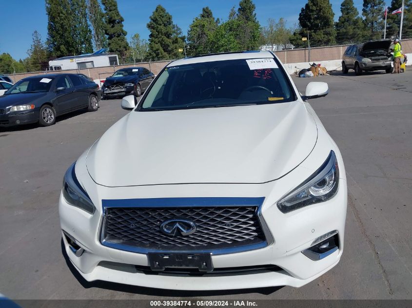 2019 Infiniti Q50 3.0T Luxe VIN: JN1EV7AP7KM513093 Lot: 39384774