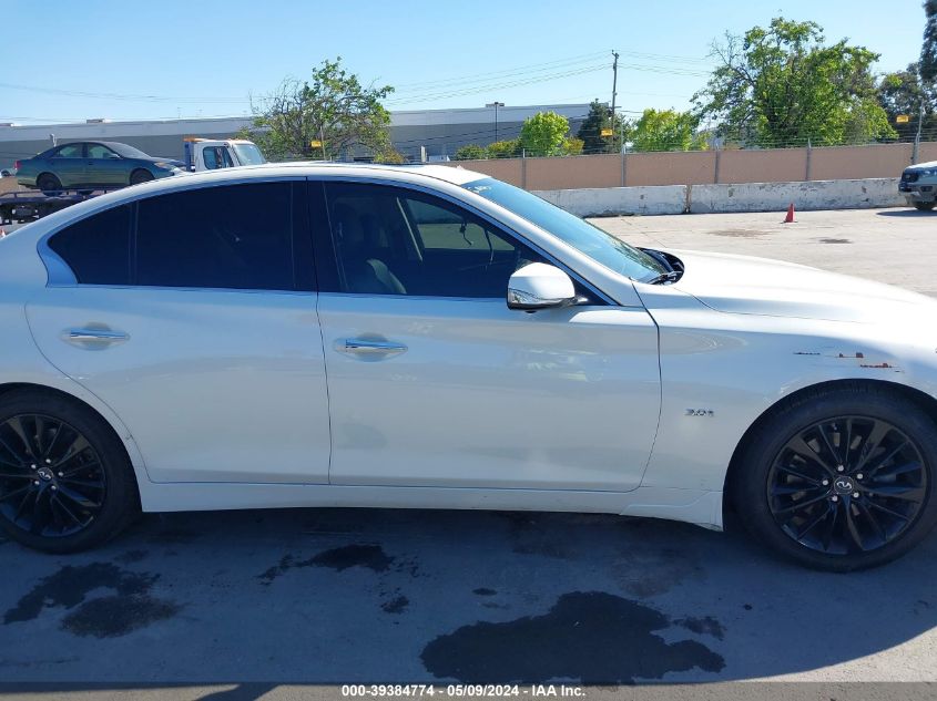 2019 Infiniti Q50 3.0T Luxe VIN: JN1EV7AP7KM513093 Lot: 39384774