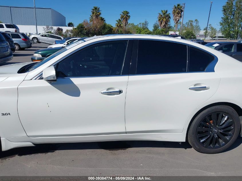 2019 Infiniti Q50 3.0T Luxe VIN: JN1EV7AP7KM513093 Lot: 39384774