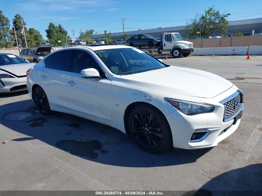 2019 Infiniti Q50 3.0T Luxe VIN: JN1EV7AP7KM513093 Lot: 39384774