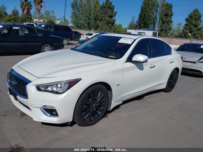 2019 Infiniti Q50 3.0T Luxe VIN: JN1EV7AP7KM513093 Lot: 39384774