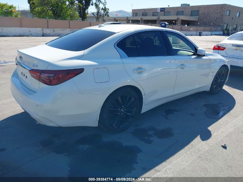 2019 Infiniti Q50 3.0T Luxe VIN: JN1EV7AP7KM513093 Lot: 39384774