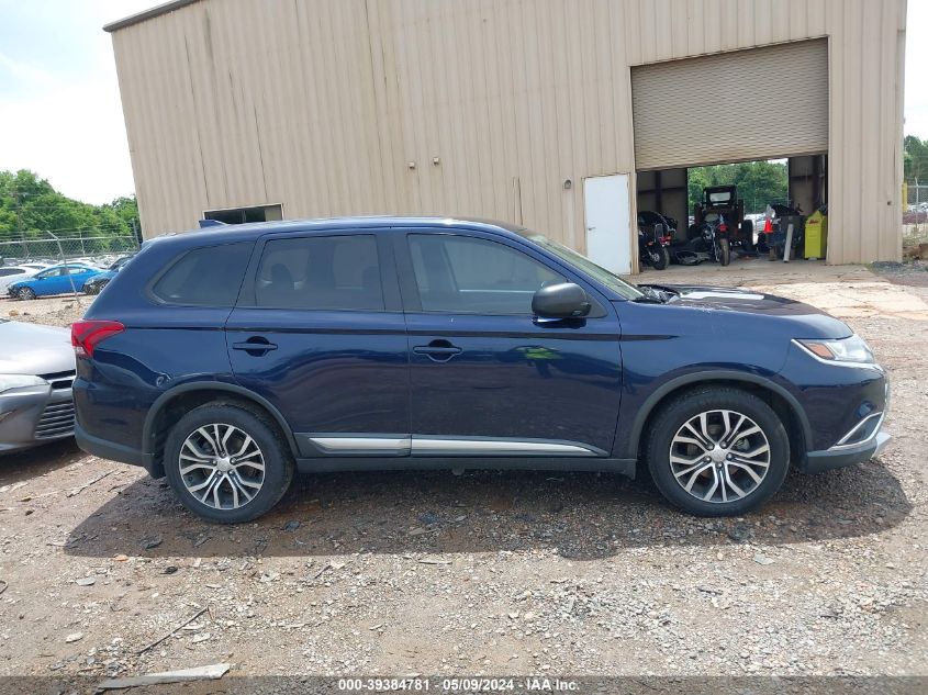 2017 Mitsubishi Outlander Es VIN: JA4AD2A30HZ054137 Lot: 39384781