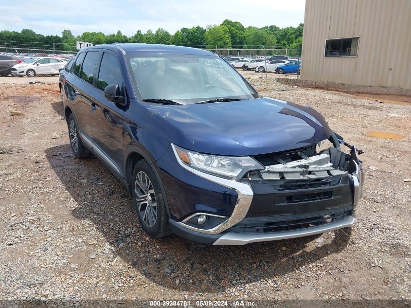 2017 Mitsubishi Outlander Es VIN: JA4AD2A30HZ054137 Lot: 39384781