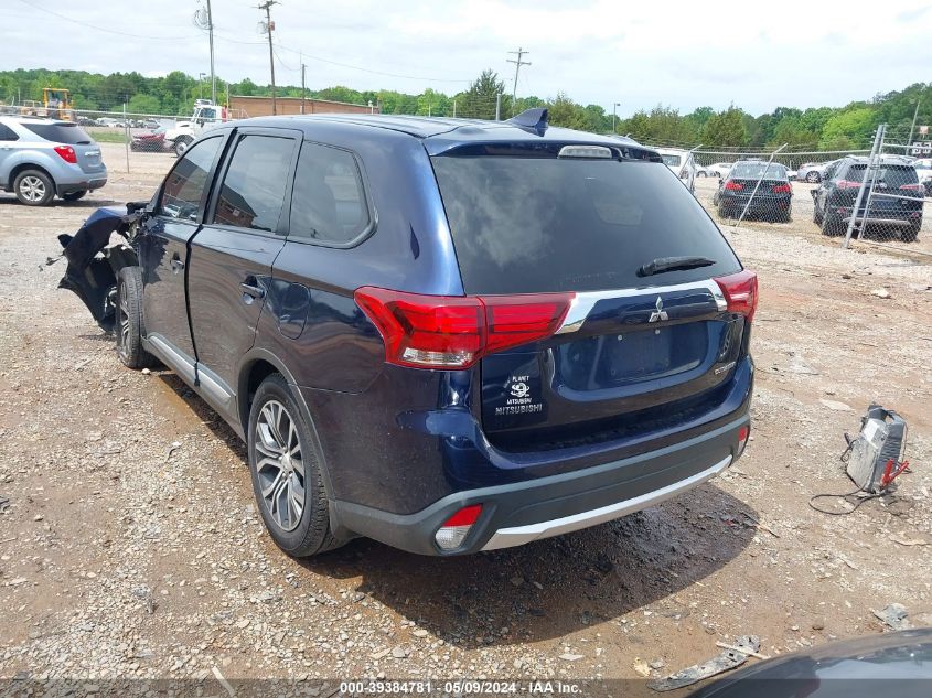 2017 Mitsubishi Outlander Es VIN: JA4AD2A30HZ054137 Lot: 39384781