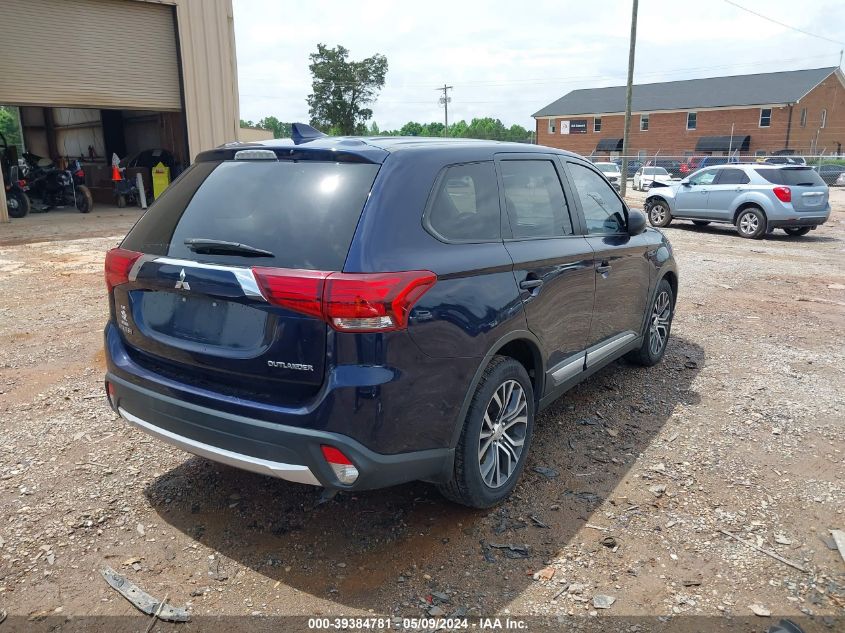 2017 Mitsubishi Outlander Es VIN: JA4AD2A30HZ054137 Lot: 39384781