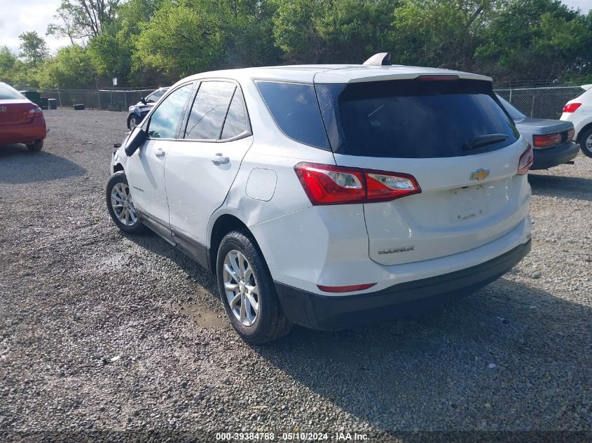 2019 Chevrolet Equinox Ls VIN: 2GNAXHEVXK6164201 Lot: 39384788