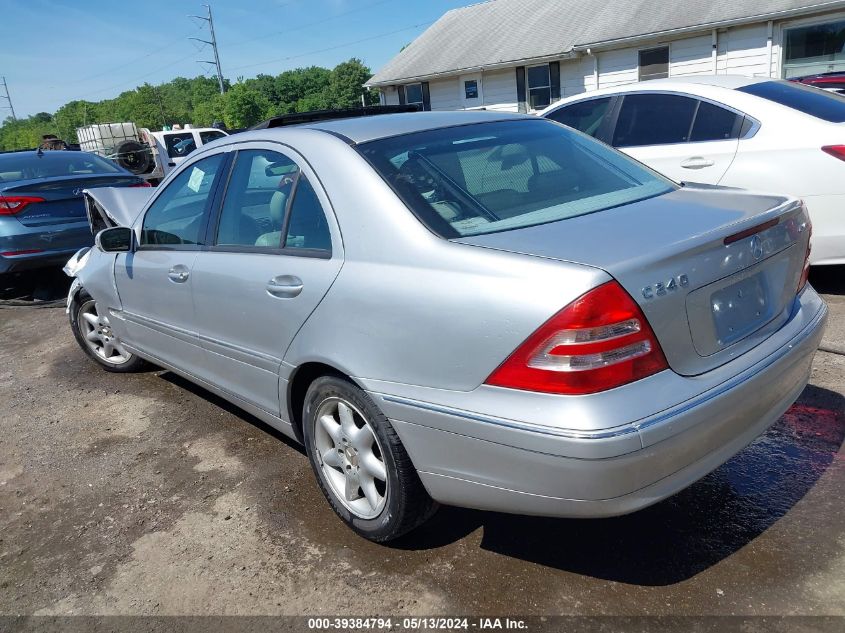 2003 Mercedes-Benz C 240 VIN: WDBRF81J43F413454 Lot: 39384794