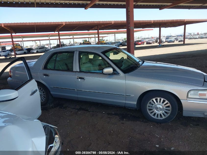 2006 Mercury Grand Marquis Ls VIN: 2MEFM75V66X654294 Lot: 39384798