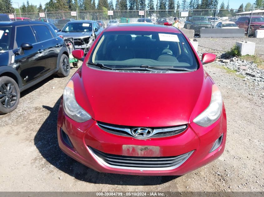 2011 Hyundai Elantra Gls (Ulsan Plant) VIN: KMHDH4AE5BU121626 Lot: 39384799