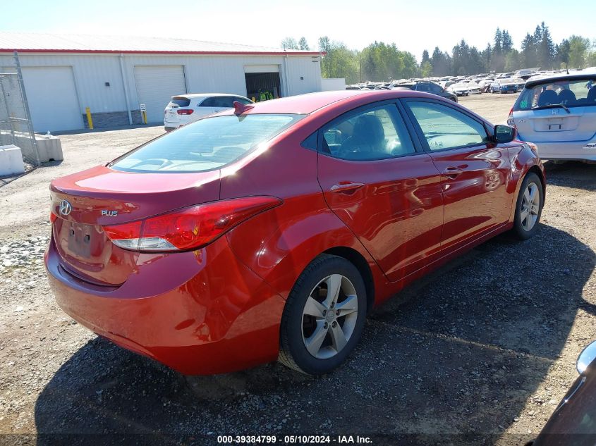 2011 Hyundai Elantra Gls (Ulsan Plant) VIN: KMHDH4AE5BU121626 Lot: 39384799