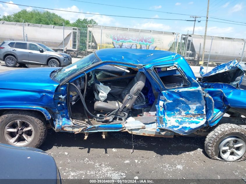 1998 Dodge Ram 1500 St VIN: 3B7HC12Z6WG110700 Lot: 39384809