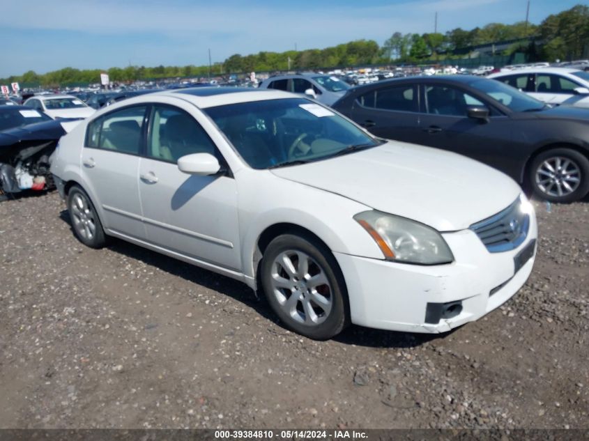 2007 Nissan Maxima 3.5 Sl VIN: 1N4BA41EX7C830068 Lot: 39384810