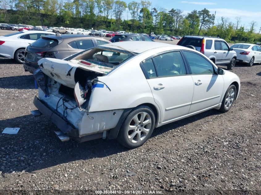 2007 Nissan Maxima 3.5 Sl VIN: 1N4BA41EX7C830068 Lot: 39384810