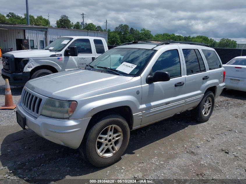 2004 Jeep Grand Cherokee Laredo VIN: 1J8GW48S74C390540 Lot: 39384828