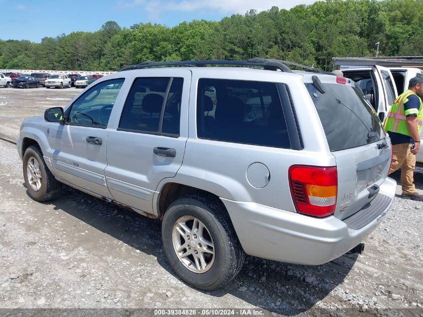 2004 Jeep Grand Cherokee Laredo VIN: 1J8GW48S74C390540 Lot: 39384828