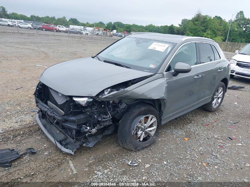 2021 Audi Q3 Premium 45 Tfsi S Line Quattro Tiptronic VIN: WA1DECF30M1125287 Lot: 39384846