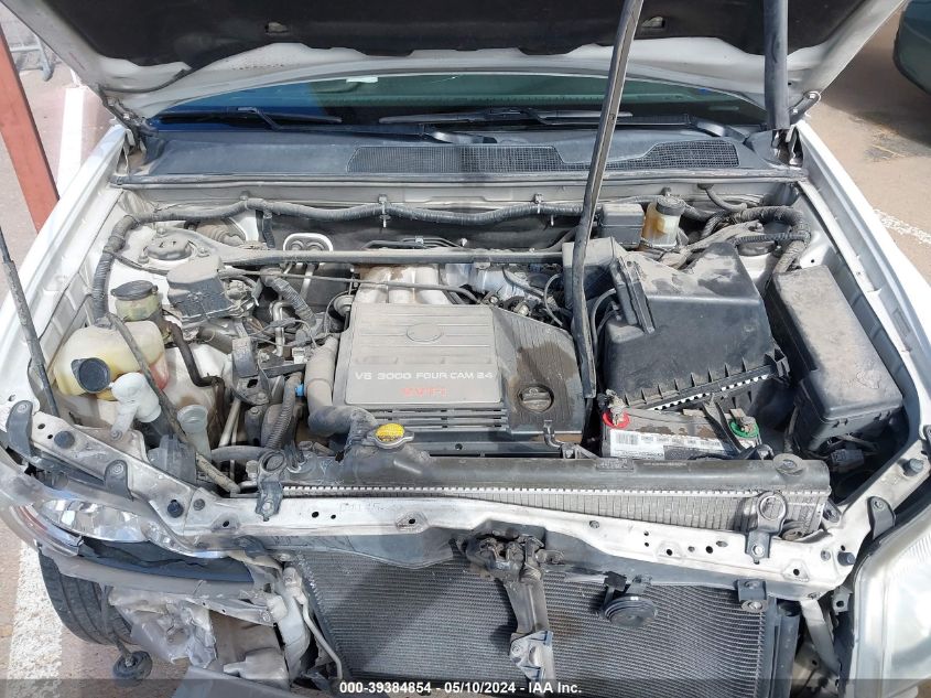 2001 Toyota Highlander V6 VIN: JTEGF21A710011736 Lot: 39384854