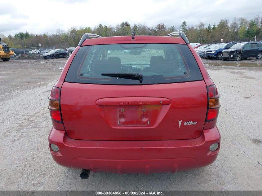 2005 Pontiac Vibe VIN: 5Y2SL63805Z413351 Lot: 39384858