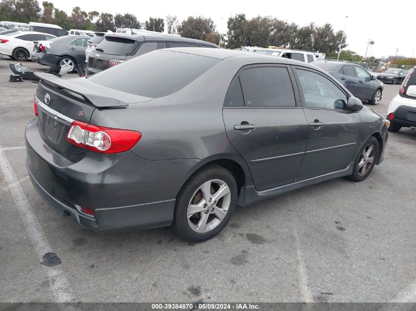 2013 Toyota Corolla S VIN: 5YFBU4EE3DP129158 Lot: 39384870