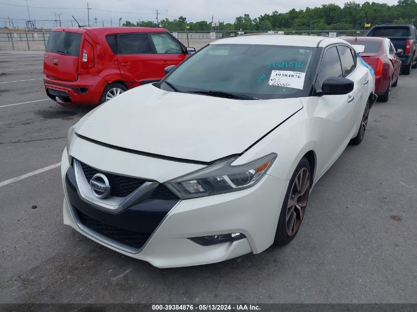 2017 Nissan Maxima 3.5 S VIN: 1N4AA6AP2HC384167 Lot: 39384876