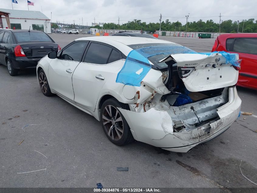 2017 Nissan Maxima 3.5 S VIN: 1N4AA6AP2HC384167 Lot: 39384876