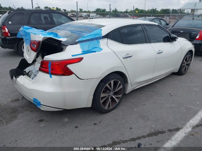 2017 Nissan Maxima 3.5 S VIN: 1N4AA6AP2HC384167 Lot: 39384876