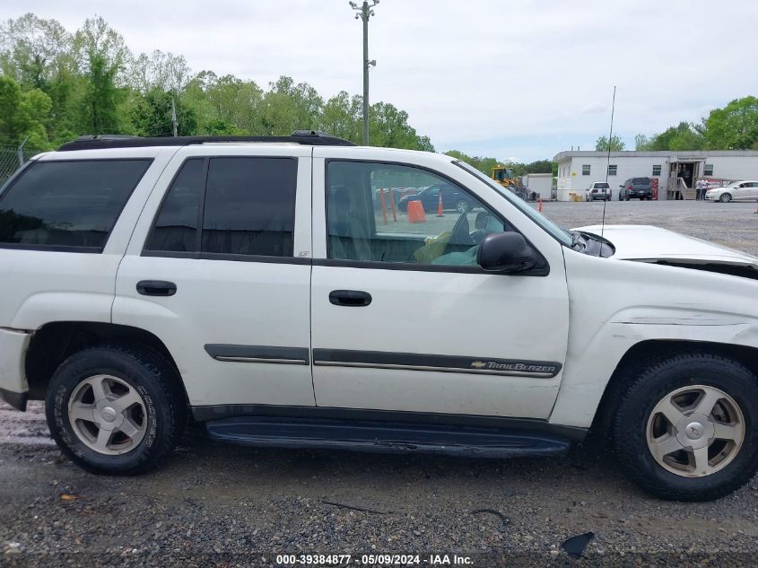 2002 Chevrolet Trailblazer Lt VIN: 1GNDT13S522133315 Lot: 39384877