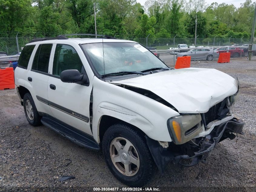 2002 Chevrolet Trailblazer Lt VIN: 1GNDT13S522133315 Lot: 39384877