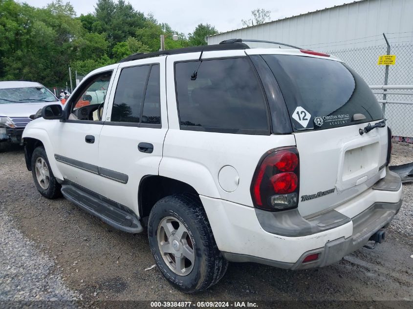 2002 Chevrolet Trailblazer Lt VIN: 1GNDT13S522133315 Lot: 39384877