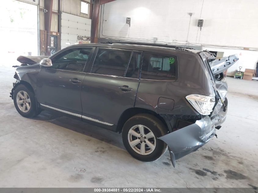 2012 Toyota Highlander Se V6 VIN: 5TDBK3EH0CS097219 Lot: 39384881