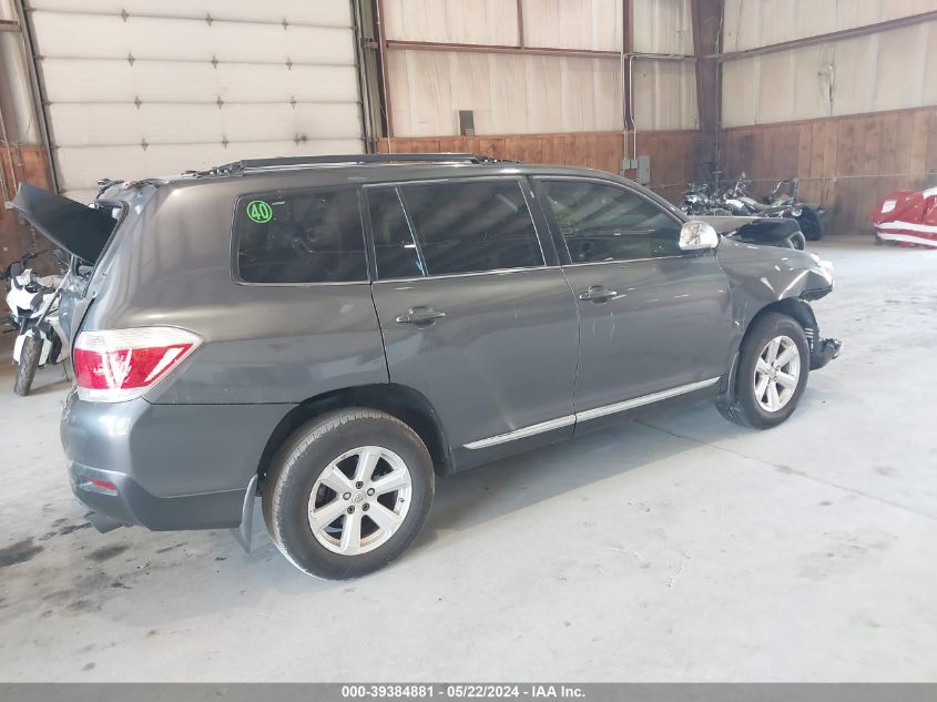 2012 Toyota Highlander Se V6 VIN: 5TDBK3EH0CS097219 Lot: 39384881