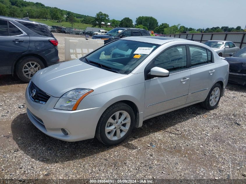 2012 Nissan Sentra 2.0 Sl VIN: 3N1AB6AP1CL763958 Lot: 39384891