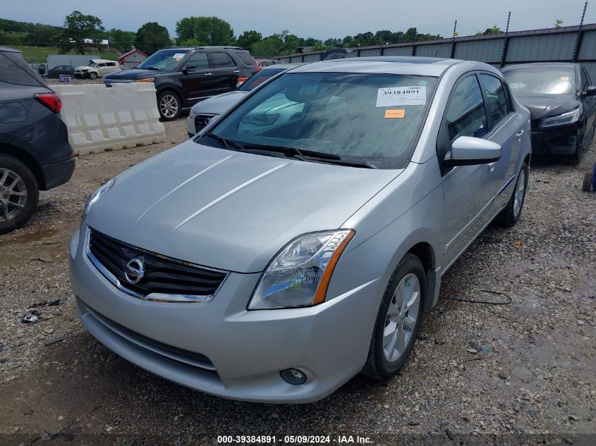 2012 Nissan Sentra 2.0 Sl VIN: 3N1AB6AP1CL763958 Lot: 39384891